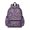 Paisley and Floral Blue Pattern, variant on Paisley and Damask Red Pattern Cute School Backpack with Padded Back and Adjustable Shoulder Straps 13.4"x11"x4.7"