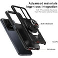 thumbnail image 3 of For TCL K33 5G T513V Robotic Ring Kickstand Phone Case - Black, 3 of 6