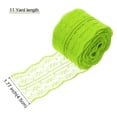 thumbnail image 2 of Unique Bargains 1.8' Wide 11 Yard Lace Ribbon Floral Pattern Green Lace Trim Ribbon for Gift Wrapping, Wedding Decor, 2 of 6