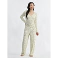 thumbnail image 2 of No Boundaries Pointelle Sleep Pants, 31'' Inseam, Women’s, 2 of 5