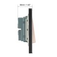 thumbnail image 4 of Interruptor de timbre de botón pulsador montado en la pared Unique Bargains AC 250V 16A Panel de acero inoxidable 86mmx86mm, 4 of 4
