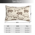 thumbnail image 2 of Balery Vintage Farm Pigs Funda de Cojín Estampada, Regalos para Mujeres, Regalos de Amor para Ella, Regalos para Novia o Esposa, Funda de Almohada-14"x20", 2 of 6