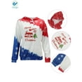 thumbnail image 5 of Deago Women's Christmas Graphic Hoodie Sweatshirts Casual Long Sleeve Drawstring Patchwork Pullover Sweatshirt Tops with Pocket, 5 of 9