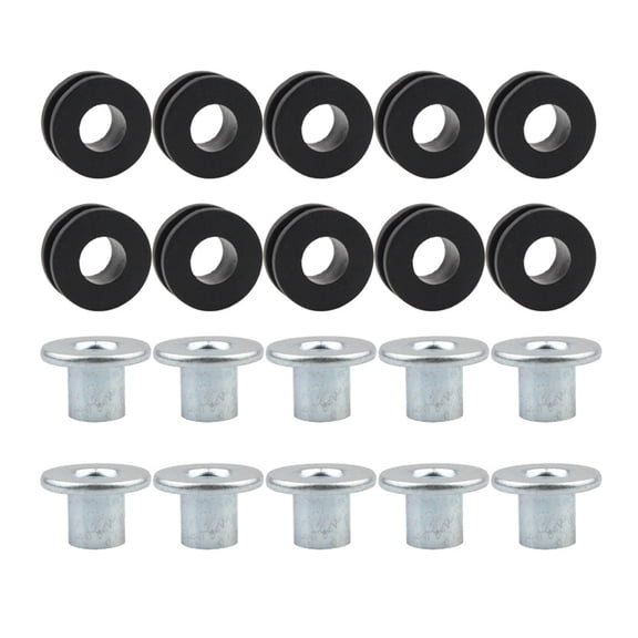 Rustproof 10mm Motorcycle Shock Buffer Rings Enhanced Absorption Bumpy Roads Comfort