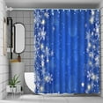 thumbnail image 4 of Btomtd Christmas Themed Shower Curtain, Water Proof Shower Curtain Liner for Holiday Bathroom Decor, Festive Shower Curtains for Bath - 35.43"x70.86", B, 4 of 6