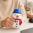 thumbnail image 5 of Snowman Squishy Toy Slow Rising Fidget Stress Ball Decompression for Kids Adults Teens Anxiety Relief Classroom Sensory Party Favor Stocking Stuffer, 5 of 6