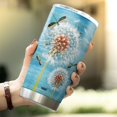 thumbnail image 5 of Dandelion Tumblers Dandelion Flower Coffee Tumbler Gifts For Religious Christian Girl Mom Women On Birthday Inspiration Mug 20 oz Stainless Cup Travel Cups Insulated Mugs, 5 of 6
