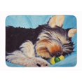 thumbnail image 1 of Carolines Treasures AMB1075RUG Naptime Yorkie Yorkshire Terrier Machine Washable Memory Foam Mat, 1 of 4