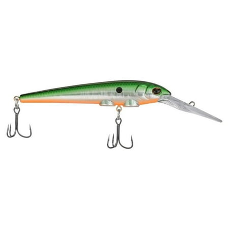Berkley Deep Hit Stick Fishing Lure Slick Tennessee Shad 1/3 oz 3.75in Wide Aggressive Tail Action and Beefier Profile Equipped with Sharp Fusion19 Hook