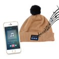 thumbnail image 3 of Casque d'Écoute Sans Fil Doux Musique Tricot Chapeau Bonnet Mains Libres Micro, 3 of 11