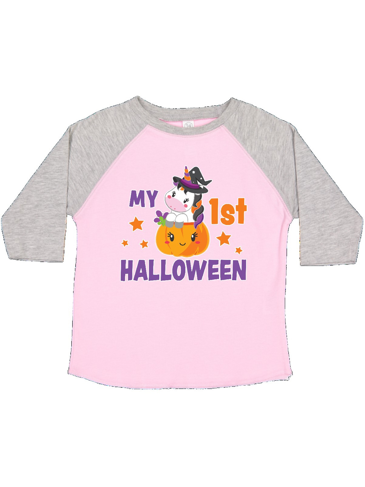 inktastic 1st Halloween Unicorn Witch Baby T-Shirt