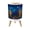 Color 4, variant on Small Trash Can with Lid Surfers Paradise Palm Trees Surfboards Sandy Beach Coastal 1.8 Gallon Dog Proof Trash Can Round Garbage Can Waste Bin Wastebasket for Bathroom Bedroom Living Room