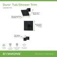 thumbnail image 5 of Symmons S3692MB15TRM Duro Hydromersion Tub And Shower Trim Package - Black, 5 of 7