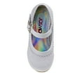 thumbnail image 6 of Josmo Girl's Dress Glitter Mary Jane Wedding Party Heels Flower Shoes with Hook and Loop Buckle, 6 of 7