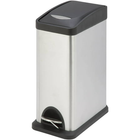 Honey Can Do TRS-06309 8L Rectangular Step Trash Can,