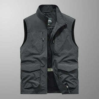 Savings Clearance 2024! Funicet Men Utility Vest Travel Safari
