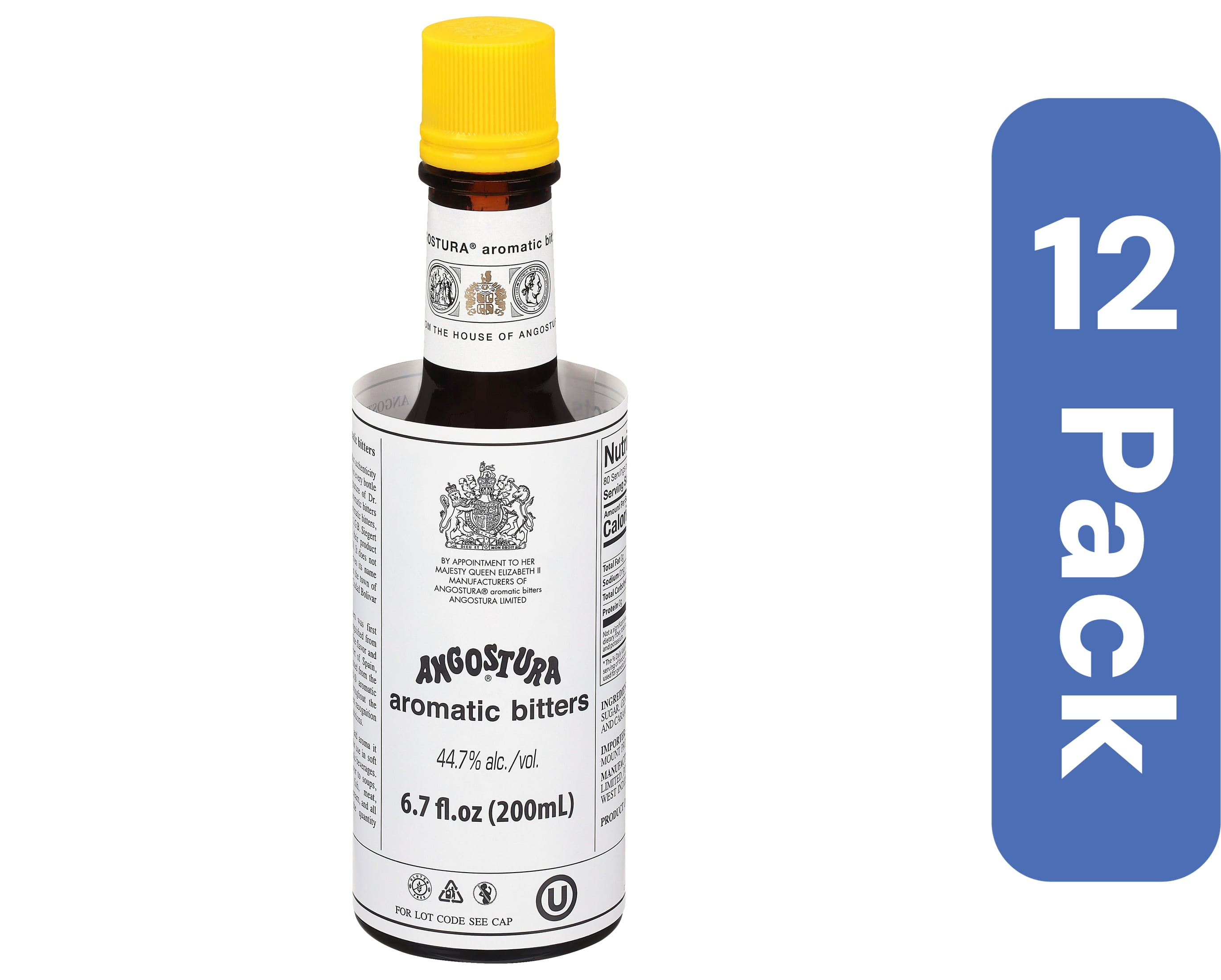 Angostura, Aromatic Bitters, 16 fl oz, Liquid Cocktail Enhancer