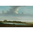 thumbnail image 2 of Pieter Jansz. 24x17 Gold Ornate Framed and Double Matted Museum Art Print Titled - Plon Castle, Schleswig-Holstein, from the Southwest, 2 of 4