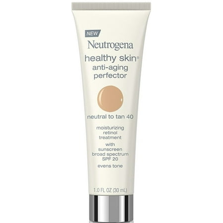 2 Pack - Neutrogena Healthy Skin Anti-Aging Perfector, 40 Neutral To Tan 1 (Best Way To Get Tanned Skin)
