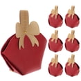 thumbnail image 1 of 10Pcs Leather Bowknot Handbags Gift Boxes with Handle Party Favor Boxes Candy Gift Bags, 1 of 8