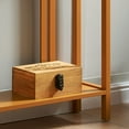 thumbnail image 6 of Kings Brand Furniture Bisbee Wood Console Table with 2 Open Storage Shelves (Honey Ginger), 6 of 6