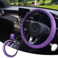 thumbnail image 2 of Dsscvnef Universal Steering Wheel Cover Ice Silk Breathable Microfiber Non Grip Comfortable Durable Design for Cars Trucks SUVs, 2 of 6