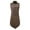 Brown, variant on Wancir Mens Gothic Steampunk Vest Vintage Tailcoat Jacket Waistcoat Band Collar Sleeveless Coat Victorian Medieval Long Trench Coats