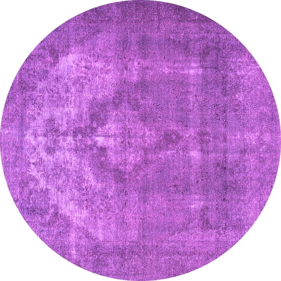 Ahgly Company Indoor Round Persian Pink Traditional Area Rugs, 6' Round