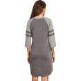 thumbnail image 2 of Women's Pajamas Soft Nightdress V Neck Nightshirt Comfy Sleep Shirt Short Sleeve S-2XL, 2 of 7