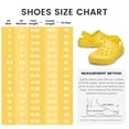 thumbnail image 2 of YHOON Garden Shoes Clogs Men and Women Marbled Clogs Slides Sandals Slip on Unisex Slippers Beach Pool Shower Water Shoes Yellow Size 6 Women/4 Men, 2 of 7