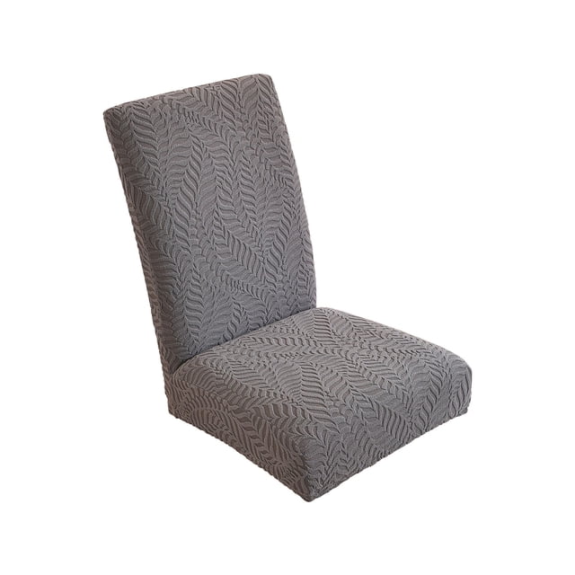 Elastic Dining Chair Covers, Stretchable Semi Circular Chair Back Protectors for Home and Dining Room Chairs, Machine Washable Polyester Furniture Covers