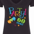 thumbnail image 4 of Inktastic 60th Birthday Party Women's V-Neck T-Shirt, 4 of 5