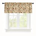 thumbnail image 2 of Rdsfhsp Floral Window Valance Curtain, Vintage Small Flower Pattern Decorative Rod Pocket Short Curtain for Kitchen Bedroom Home Decor, 2 of 5