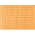 thumbnail image 1 of Ahgly Company Indoor Rectangle Solid Orange Modern Area Rugs, 2' x 5', 1 of 4
