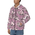 thumbnail image 3 of Naloa Rose Flowers Men’s Hoodies, Zip up Hoodie, Sweatshirts,Hoodies for Men Sizes S-3XL-Large, 3 of 5
