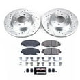 thumbnail image 3 of PowerStop Front Z23 Evolution Sport Carbon-Fiber Ceramic Brake Pad and Drilled & Slotted Rotor Kit Fits: HONDA Select Models K690, 3 of 10