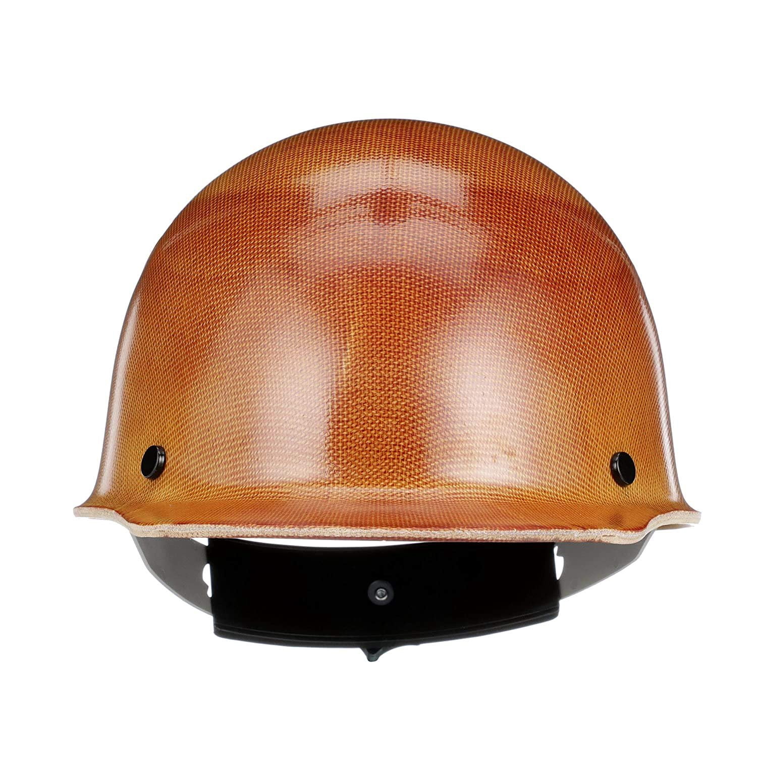 MSA 816651 Skullgard Cap Style Safety Hard Hat with Swing Ratchet Suspension | Non-slotted Cap, Made of Phenolic Resin, Radiant Heat Loads up to 350F - Standard Size in Tan