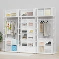 thumbnail image 3 of Organizador de armario HOMIDEC para almacenamiento de 16 cubos, color blanco, 3 of 9
