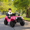 thumbnail image 2 of Infans 12V Kids Ride On Truck Car Electric Vehicle Remote w/ Music & Light, 2 of 7