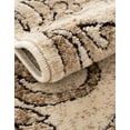 thumbnail image 6 of Unique Loom Rushmore Collection Area Rug - Washington (3' 3" x 5' 3" Oval Dark Beige/Beige), 6 of 10