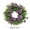 Purple, variant on Sruoe Spring Wreath for Front Door, 12" Artificial Flower Wreath Door Decoration Mixed Flowers and Green Leaves for Wall Window Home Party Wedding Decor, Wreaths for Outdoor Indoor Decor