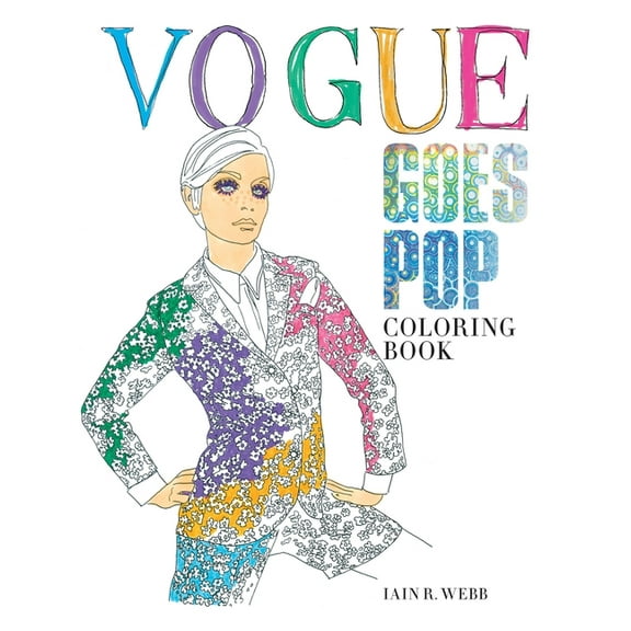 Vogue Goes Pop Coloring Book, (Paperback)