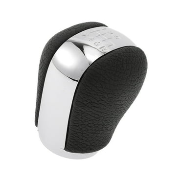 Unique Bargains Gear Shifter Knob 6 Speed Manual Stick Shifter Lever Knob for Nissan X-Trail 2002-2007 Faux Leather