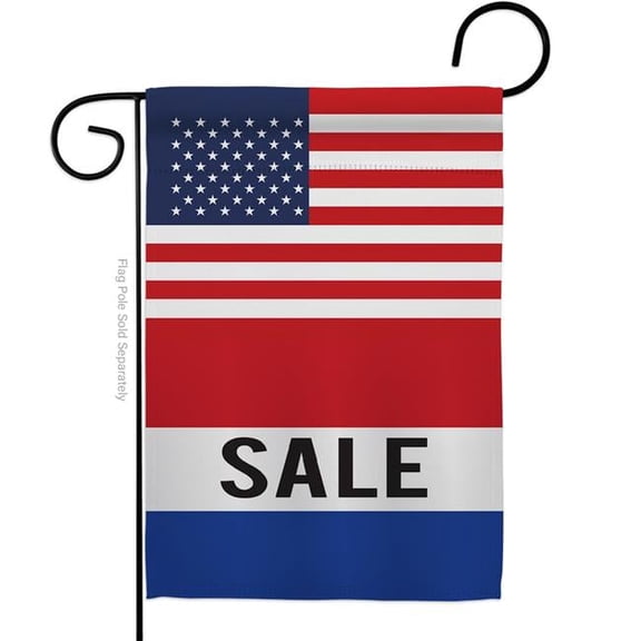 Americana Home & Garden G142852-BO US Sale Novelty Merchant 13 x 18.5 in. Double-Sided Decorative Vertical Garden Flags for House Decoration Banner Yard Gift