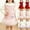 Pink, variant on ATOGUTA Knit Dresses Girls Kids Long Sleeve Party Birthday Prom Formal Fancy Midi Dress Size 1T-8, Pink