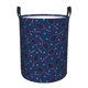 thumbnail image 1 of Balery Tennis Racket Cesta de ropa redonda con asas, impermeable, independiente, para ropa, juguetes, dormitorio y familia-Medium, 1 of 6