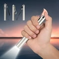 thumbnail image 7 of Mini Pen Style LED Flashlight Stainless Steel Portable Pocket torch Camping Travel Outdoor Home Use Bright Beam Compact Handheld Lighting, 7 of 7