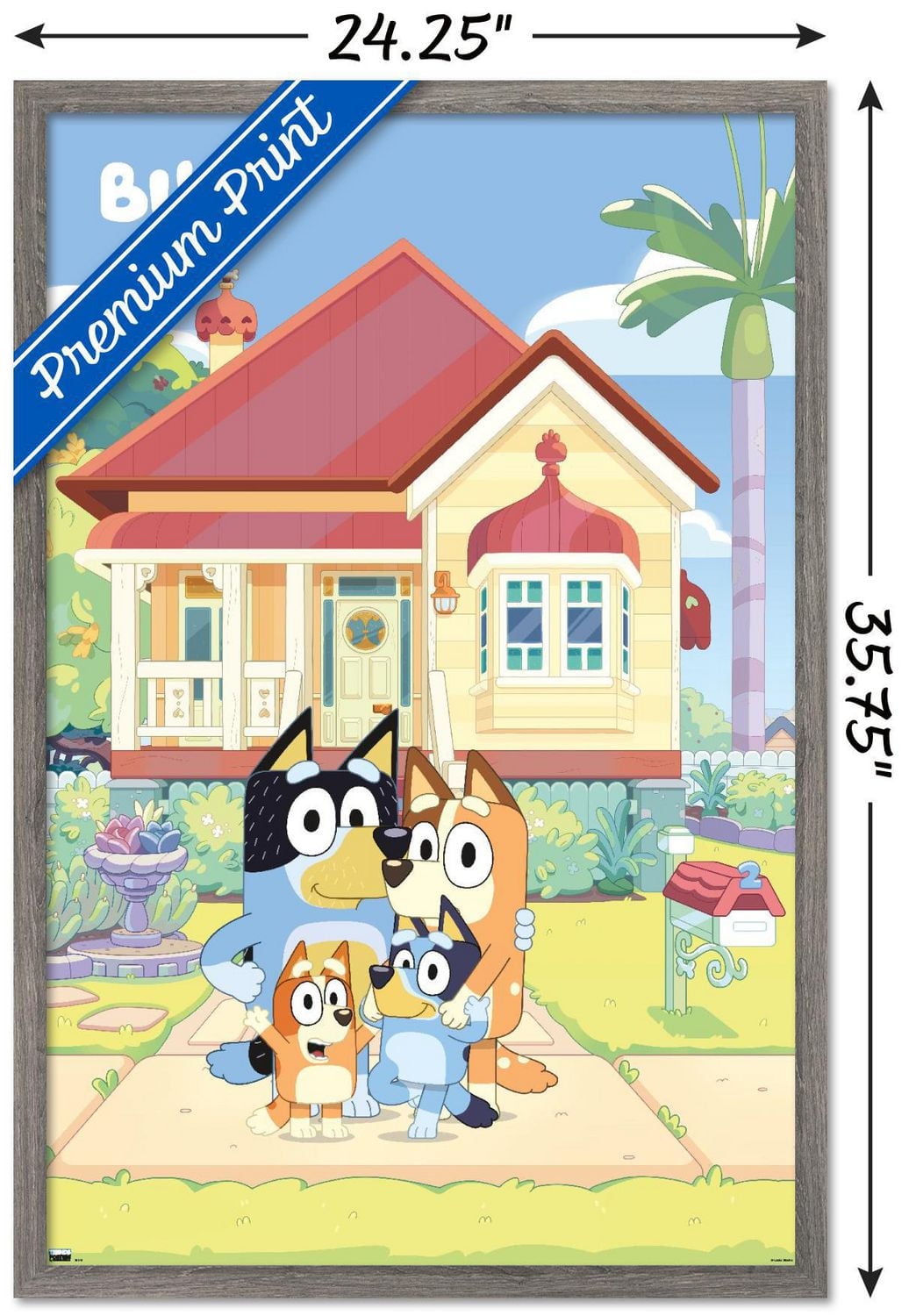 Bluey - Family Wall Poster, 22.375" x 34"