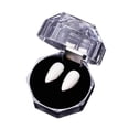 thumbnail image 4 of 1 par de dientes falsos blancos Pascua dientes falsos Cosplay fiesta dentadura Caballero diente 17mm Colcomx Colmillos de zombis vampiros, 4 of 8