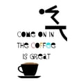 thumbnail image 2 of Phillip, Jamie 23x32 Gold Ornate Wood Framed with Double Matting Museum Art Print Titled - Great Coffee, 2 of 4